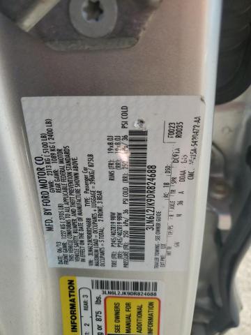 3LN6L2JK9DR824688 - 2013 LINCOLN MKZ 银色 照片 12