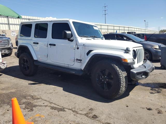 1C4HJXEM8MW657913 - 2021 JEEP WRANGLER U SAHARA Weiß Foto 4