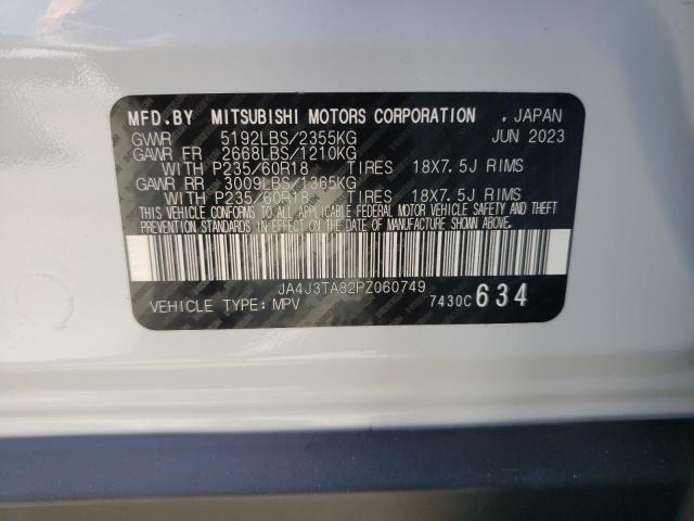 JA4J3TA82PZ060749 - 2023 MITSUBISHI OUTLANDER ES WHITE photo 13