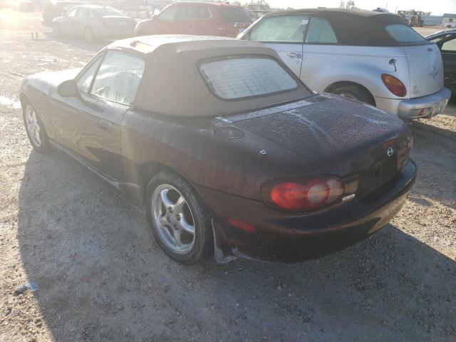 JM1NB353XY0146518 - 2000 MAZDA MX-5 MIATA BASE BURGUNDY photo 3
