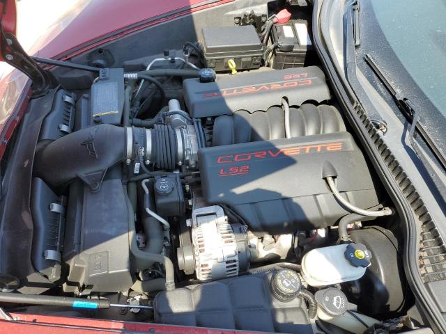 1G1YY24U855119129 - 2005 CHEVROLET CORVETTE BURGUNDY photo 11