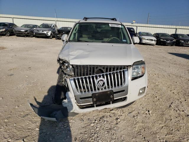 4M2CU87G29KJ08571 - 2009 MERCURY MARINER PREMIER WHITE photo 5