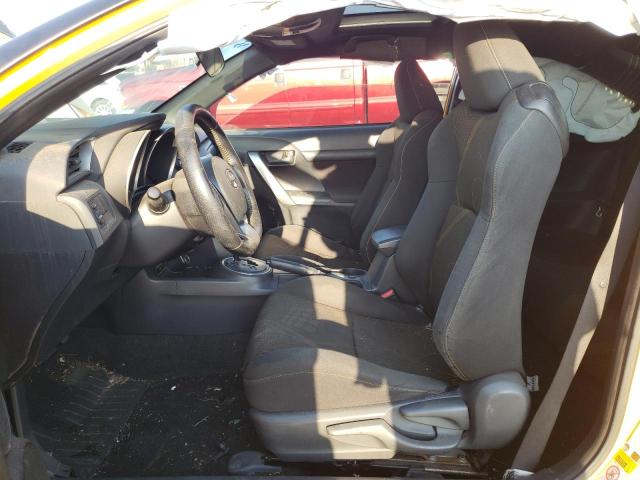 JTKJF5C74C3023818 - 2012 TOYOTA SCION TC ყვითელი ფოტო 7