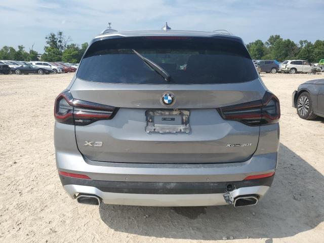 5UX53DP0XR9V89642 - 2024 BMW X3 XDRIVE30I ნაცრისფერი ფოტო 6
