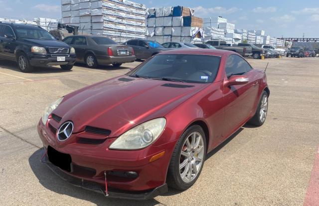 WDBWK56F96F098351 - 2006 MERCEDES-BENZ SLK 350 RED photo 2