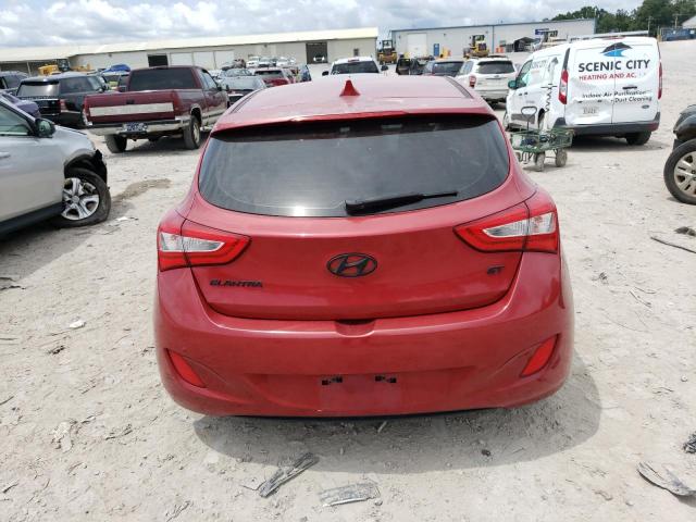 KMHD35LH8EU204032 - 2014 HYUNDAI ELANTRA GT RED photo 6