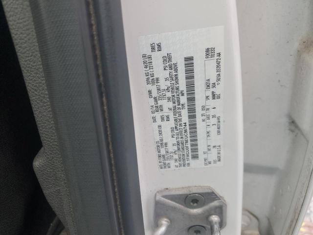 1FMCU0F78EUC56744 - 2014 FORD ESCAPE S 白色 照片 13