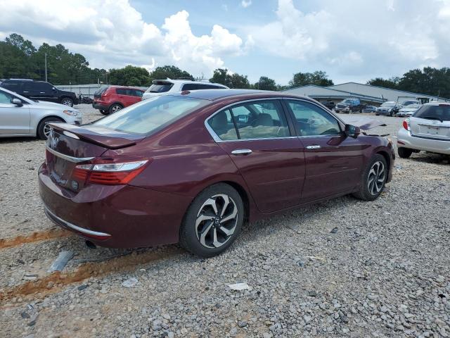 1HGCR2F82GA018968 - 2016 HONDA ACCORD EXL RED photo 3