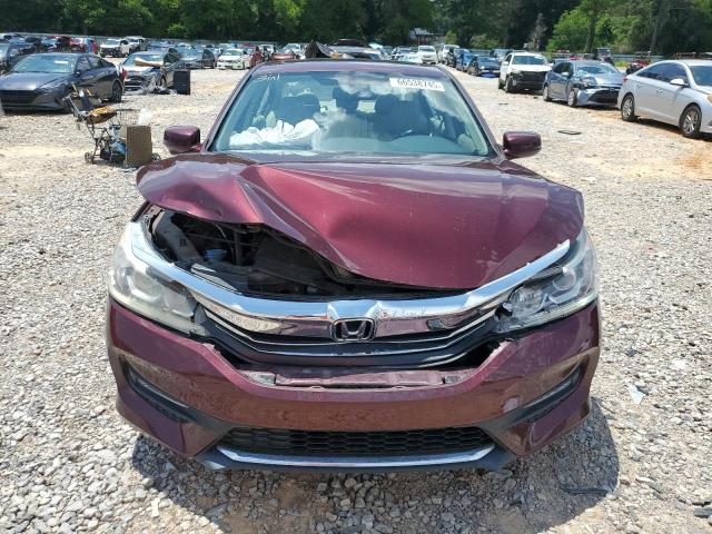 1HGCR2F82GA018968 - 2016 HONDA ACCORD EXL RED photo 5