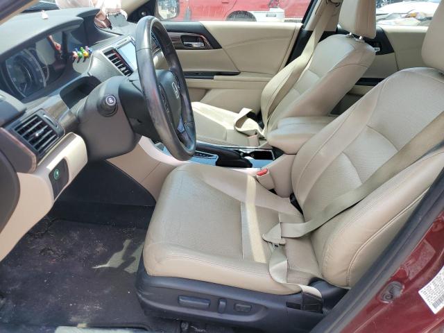 1HGCR2F82GA018968 - 2016 HONDA ACCORD EXL RED photo 7