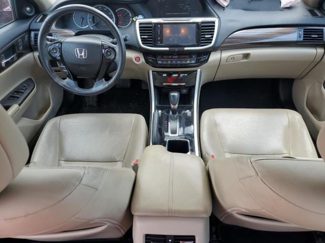 1HGCR2F82GA018968 - 2016 HONDA ACCORD EXL RED photo 8