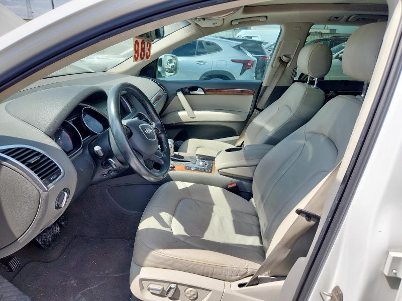 WA1LGAFE1FD031559 - 2015 AUDI Q7 PREMIUM PLUS WHITE photo 7