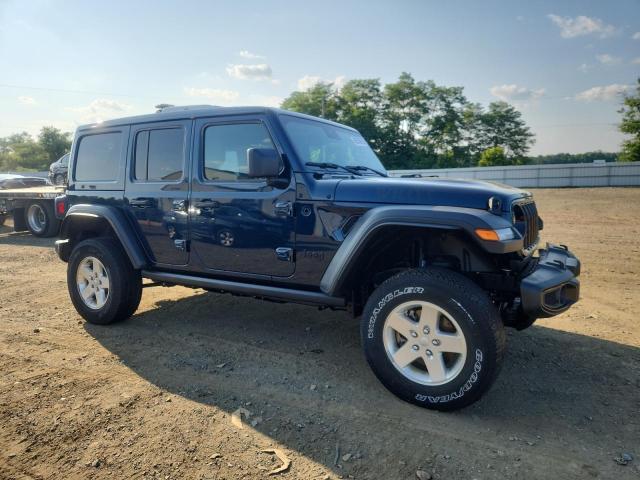 1C4RJXDN5SW522254 - 2025 JEEP WRANGLER SPORT BLUE photo 4