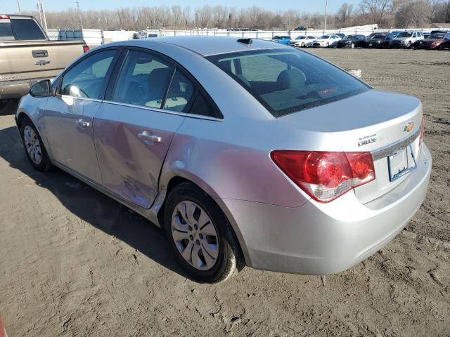 1G1PC5SH9C7161781 - 2012 CHEVROLET CRUZE LS SILVER photo 2