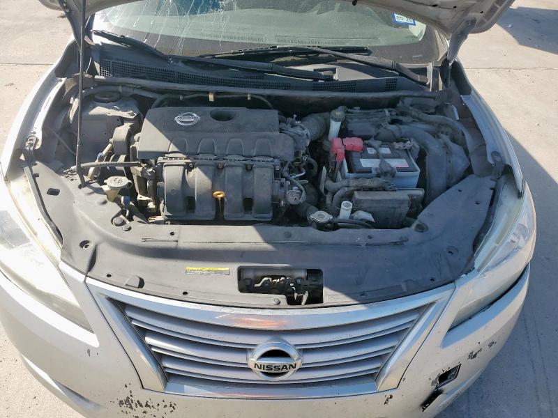 3N1AB7AP7DL737730 - 2013 NISSAN SENTRA S ვერცხლისფერი ფოტო 11