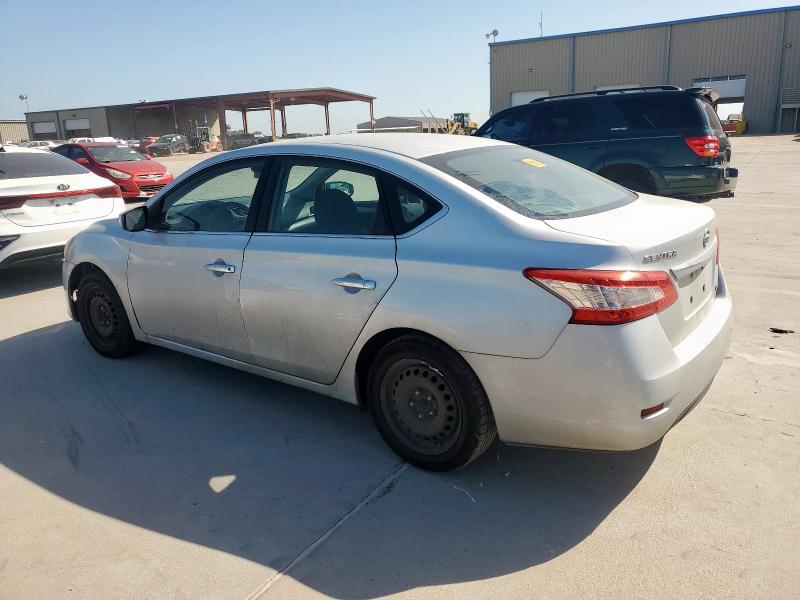 3N1AB7AP7DL737730 - 2013 NISSAN SENTRA S ვერცხლისფერი ფოტო 2