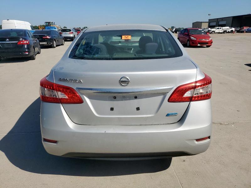 3N1AB7AP7DL737730 - 2013 NISSAN SENTRA S ვერცხლისფერი ფოტო 6