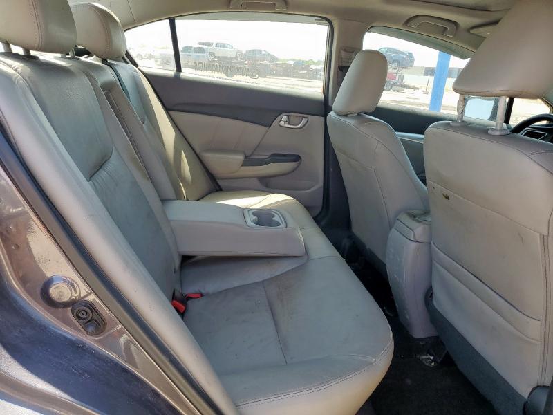 19XFB2F97EE053699 - 2014 HONDA CIVIC EXL GRAY photo 10