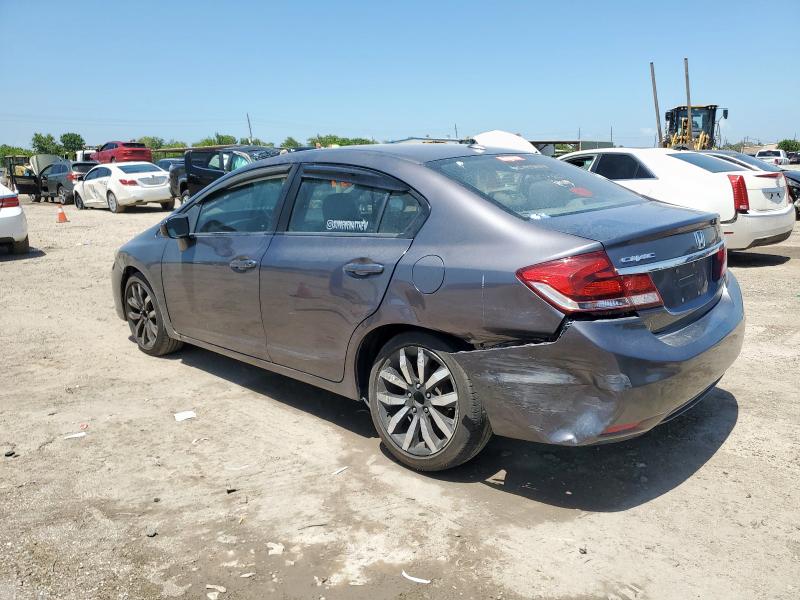 19XFB2F97EE053699 - 2014 HONDA CIVIC EXL GRAY photo 2