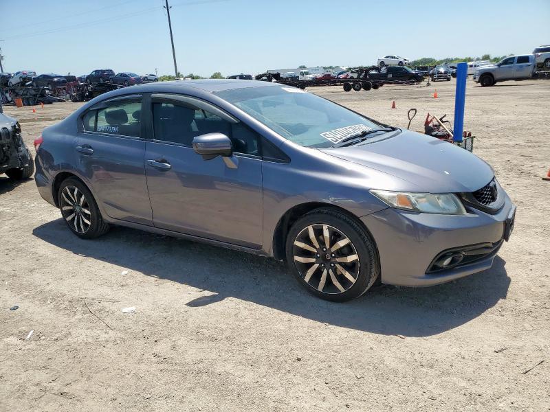 19XFB2F97EE053699 - 2014 HONDA CIVIC EXL GRAY photo 4