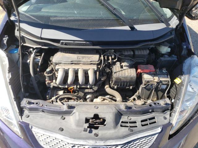 JHMGE88619S020832 - 2009 HONDA FIT SPORT PURPLE photo 11