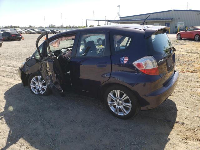 JHMGE88619S020832 - 2009 HONDA FIT SPORT PURPLE photo 2