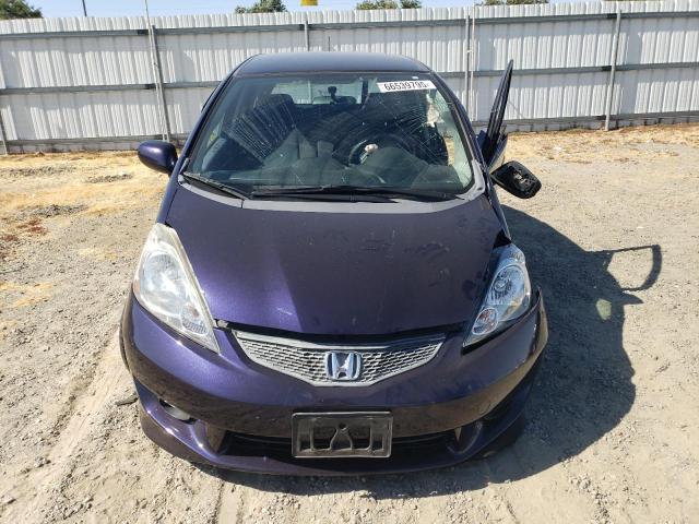 JHMGE88619S020832 - 2009 HONDA FIT SPORT PURPLE photo 5