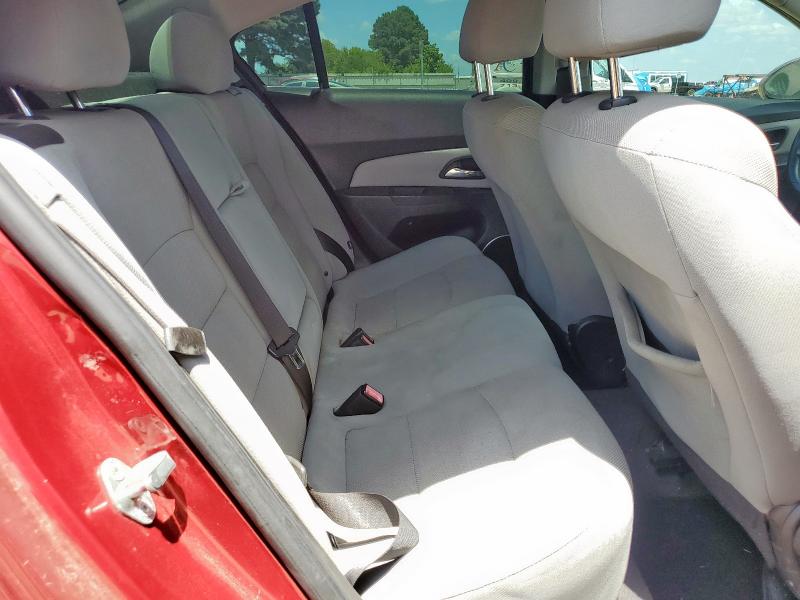 1G1PF5SC4C7252534 - 2012 CHEVROLET CRUZE LT მუქწითელი ფოტო 10