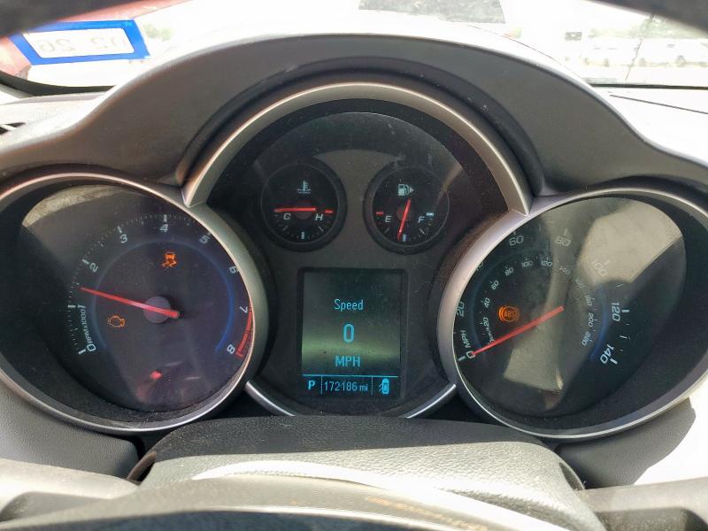 1G1PF5SC4C7252534 - 2012 CHEVROLET CRUZE LT მუქწითელი ფოტო 9