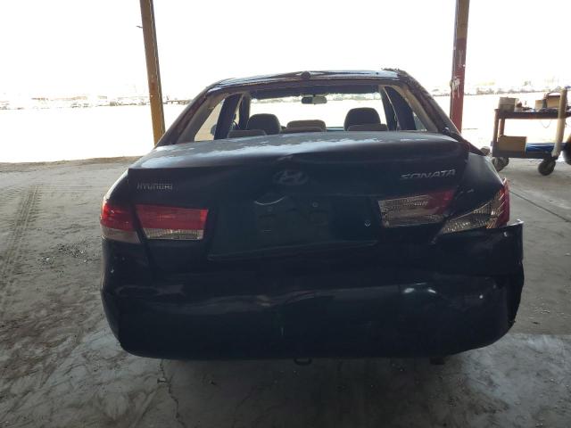 5NPET46C48H395837 - 2008 HYUNDAI SONATA GLS BLACK photo 6