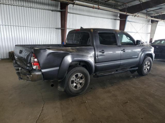 3TMLU4EN0FM178817 - 2015 TOYOTA TACOMA DOUBLE CAB GRAY photo 3