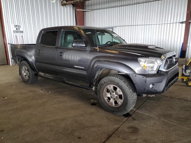 3TMLU4EN0FM178817 - 2015 TOYOTA TACOMA DOUBLE CAB GRAY photo 4