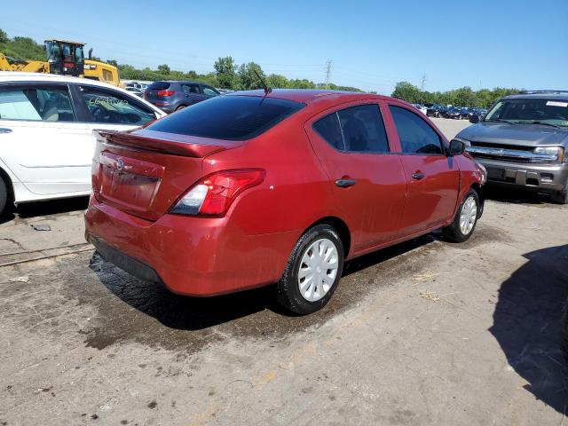 3N1CN7AP2KL812878 - 2019 NISSAN VERSA S RED photo 3