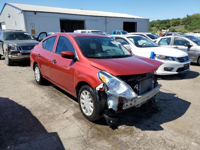 3N1CN7AP2KL812878 - 2019 NISSAN VERSA S RED photo 4