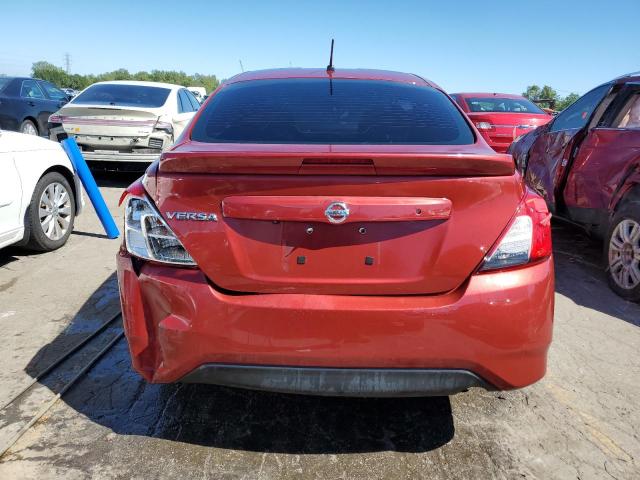 3N1CN7AP2KL812878 - 2019 NISSAN VERSA S RED photo 6