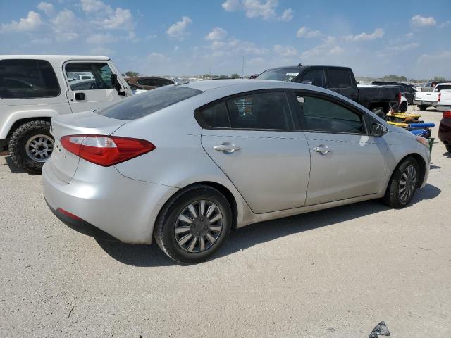 KNAFK4A67F5356713 - 2015 KIA FORTE LX SILVER photo 3