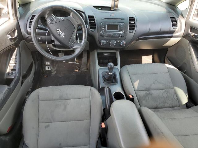 KNAFK4A67F5356713 - 2015 KIA FORTE LX SILVER photo 8