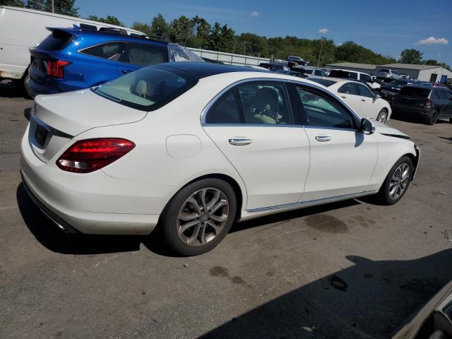 55SWF4JBXGU098464 - 2016 MERCEDES-BENZ C 300 WHITE photo 3