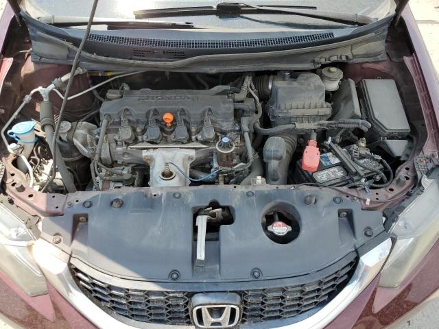 19XFB2F92FE042725 - 2015 HONDA CIVIC EXL BURGUNDY photo 11