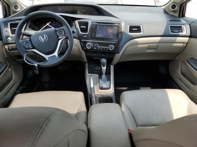 19XFB2F92FE042725 - 2015 HONDA CIVIC EXL BURGUNDY photo 8