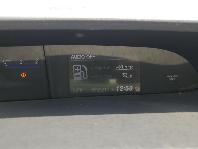 19XFB2F92FE042725 - 2015 HONDA CIVIC EXL BURGUNDY photo 9