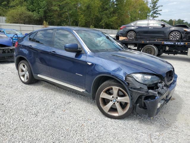 5UXFG8C53ALZ94721 - 2010 BMW X6 XDRIVE50I BLUE photo 4