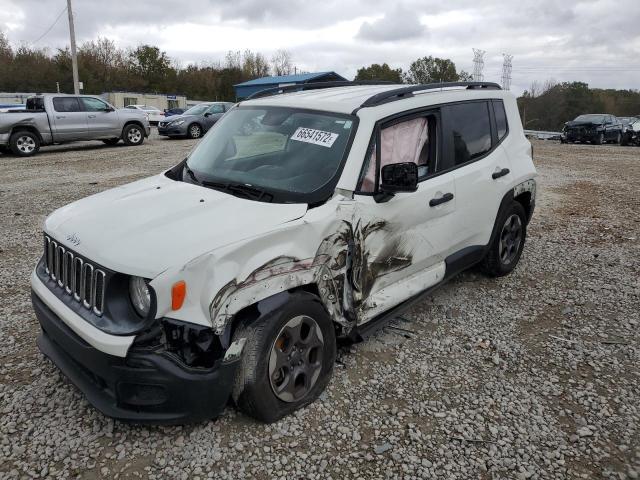 ZACCJAAB3HPE65331 - 2017 JEEP RENEGADE SPORT WHITE photo 1