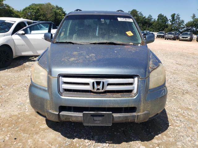 5FNYF28647B040972 - 2007 HONDA PILOT EXL BLUE photo 5