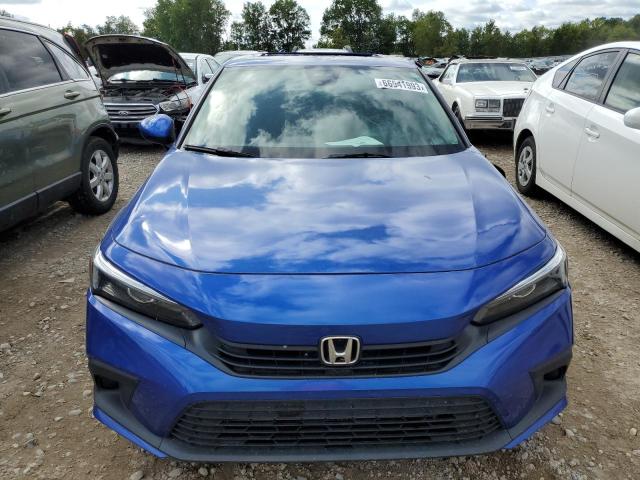 2HGFE1F79NH304728 - 2022 HONDA CIVIC EX BLUE photo 5