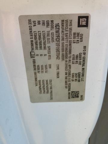 1GCZGUCG9E1124708 - 2014 CHEVROLET EXPRESS G3 Weiß Foto 13