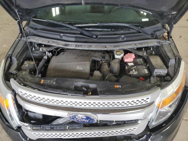1FM5K8B81FGA40455 - 2015 FORD EXPLORER BLACK photo 12