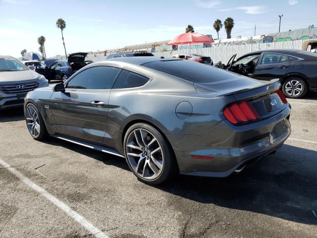 1FA6P8CF8G5260850 - 2016 FORD MUSTANG GT GRAY photo 2