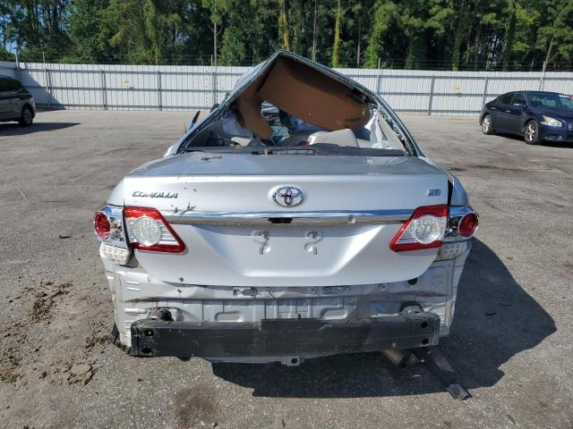 5YFBU4EEXCP057941 - 2012 TOYOTA COROLLA BASE SILVER photo 6