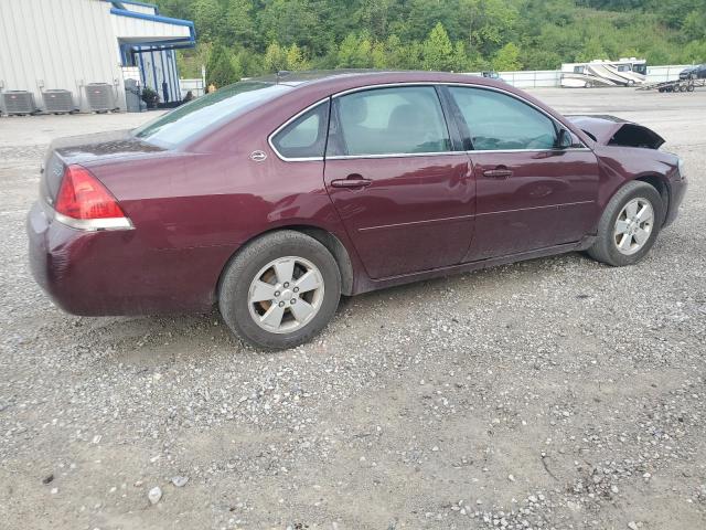 2G1WT58K279167344 - 2007 CHEVROLET IMPALA LT BURGUNDY photo 3